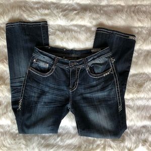 Rose Royce Bedazzled Boot-Cut Jeans